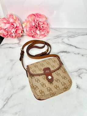 VINTAGE Y2K DOONEY & BOURKE DB MINI CONVERTIBLE CROSSBODY/SHOULDER BAG
